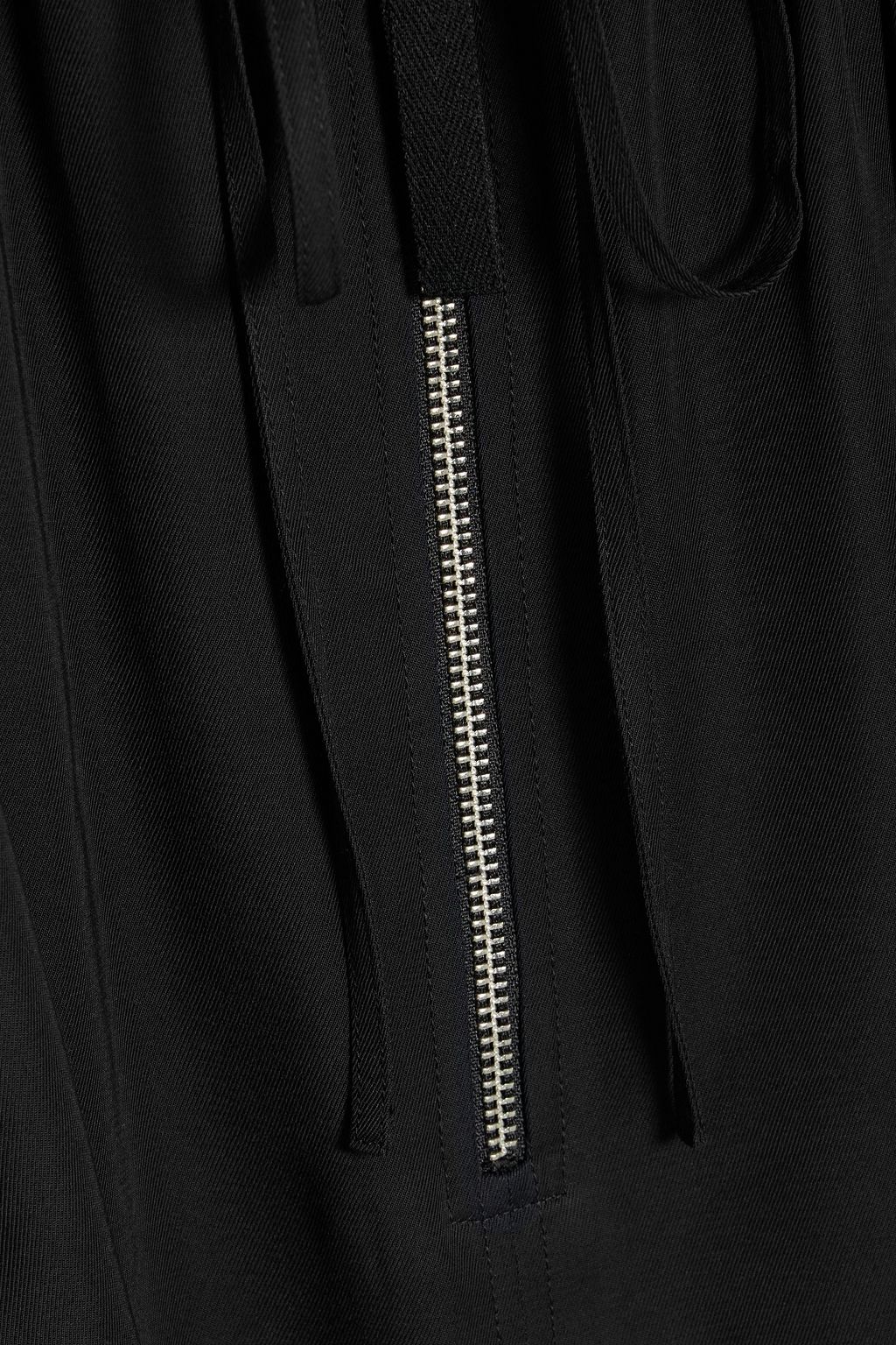 HELMUT LANG Gathered satin blouse