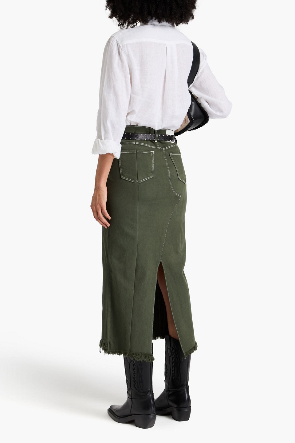 Rag & Bone Maxine Linen Shirt In White