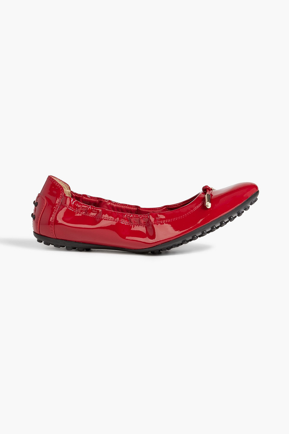 TOD'S DEE PATENT-LEATHER BALLET FLATS