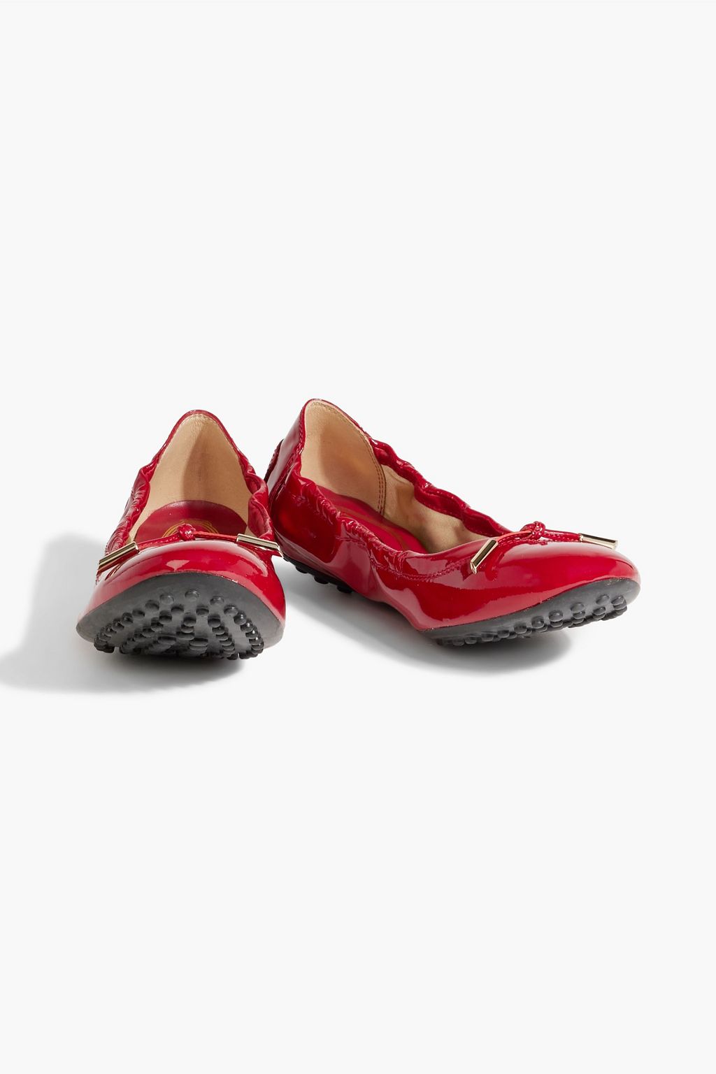 TOD'S Patent-leather ballet flats