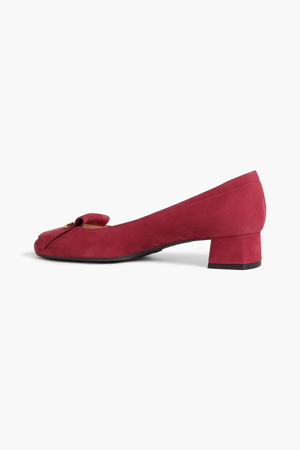 TOD'S Fringed suede pumps
