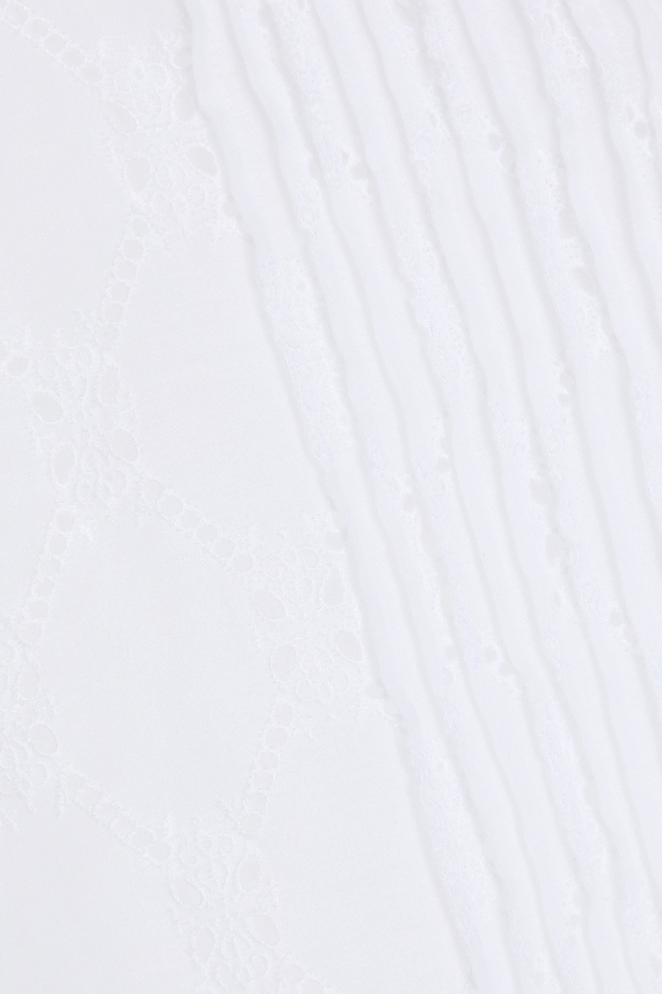Rag & Bone Gabby Embroidered Eyelet Top In White