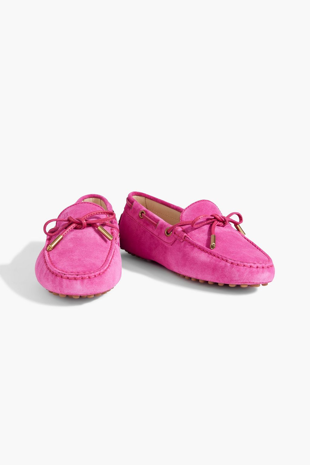 TOD'S Heaven Lacetto suede loafers