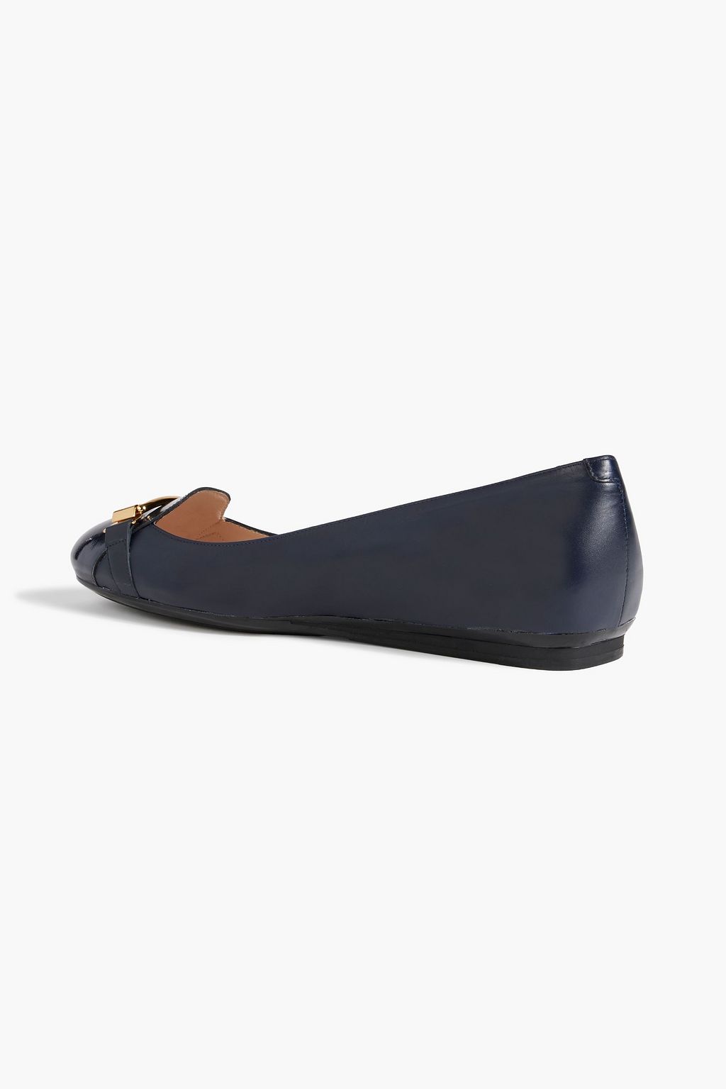 TOD'S Embellished leather ballet flats