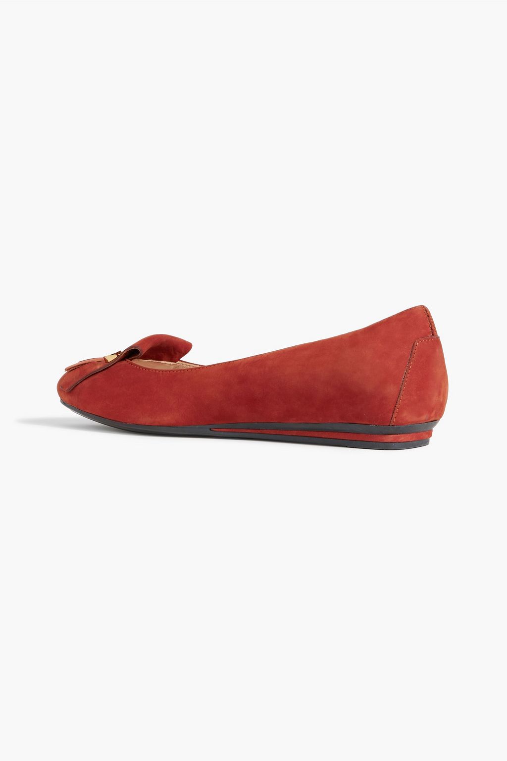 TOD'S Fringed suede ballet flats