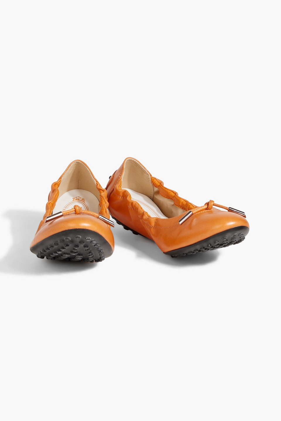 TOD'S GOMMINO LEATHER BALLET FLATS