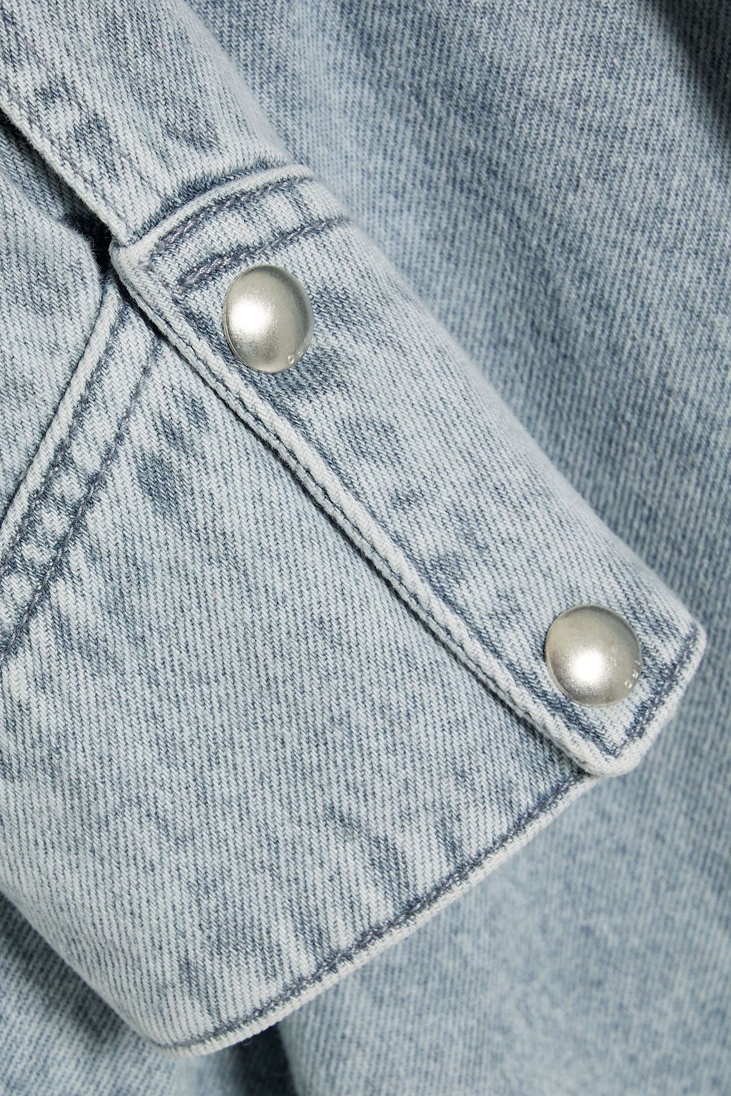 IRO Dougga denim mini wrap dress