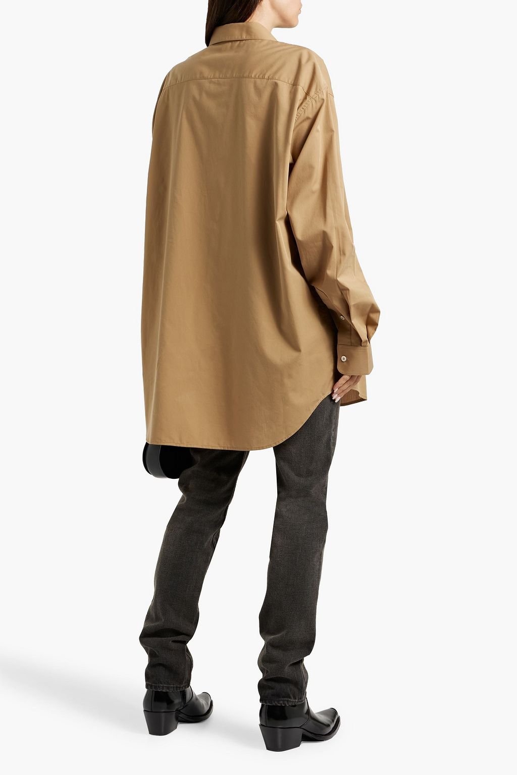 HELMUT LANG قميص من قطن بوبلين