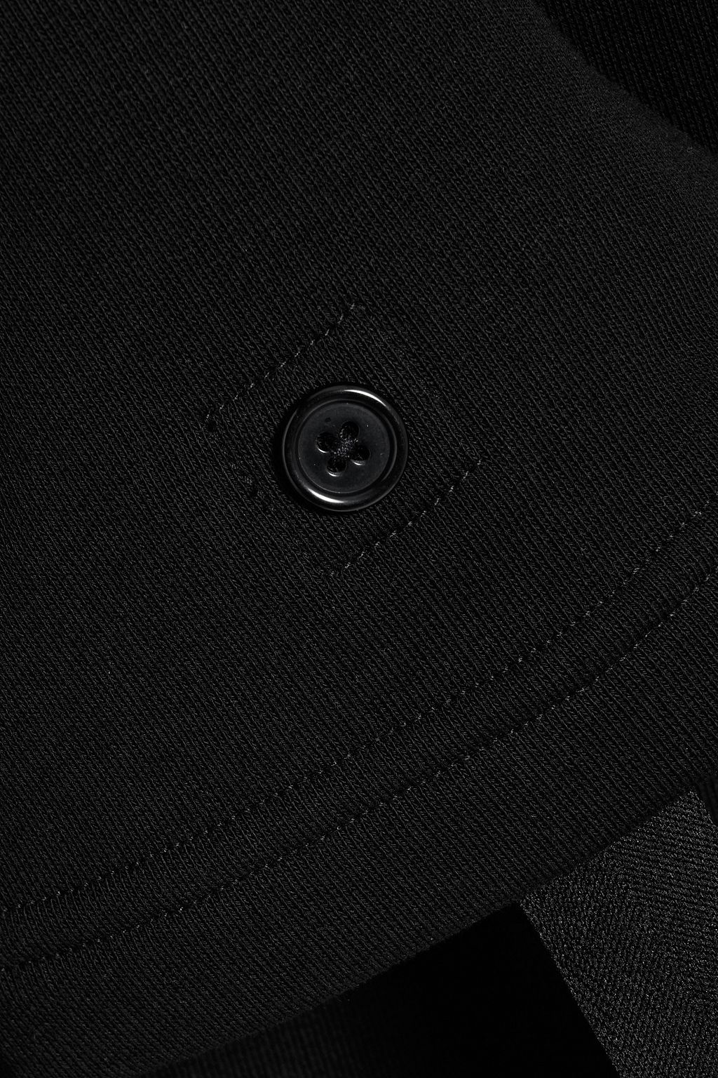 HELMUT LANG سويت شيرت من قطن تيري الفرنسي المطاطي