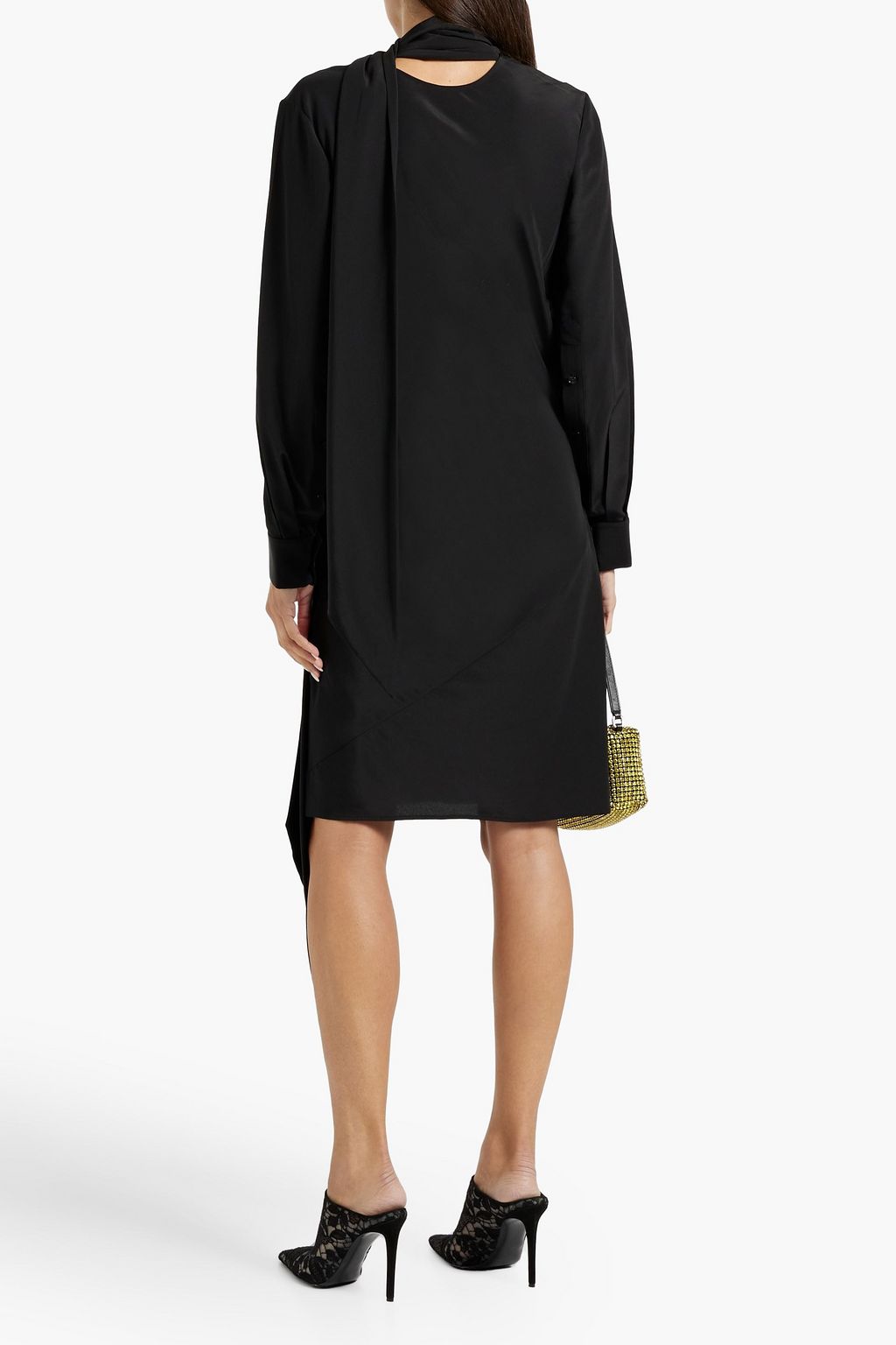 HELMUT LANG Silk crepe de chine dress