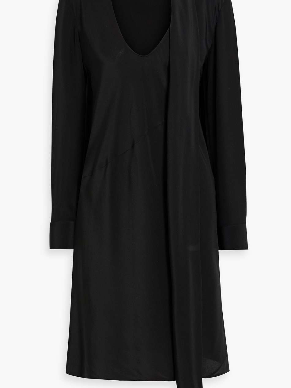 silk crepe de chine dress