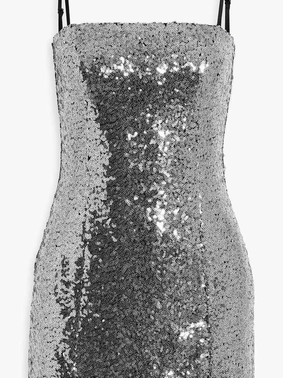 mia sequined tulle mini dress