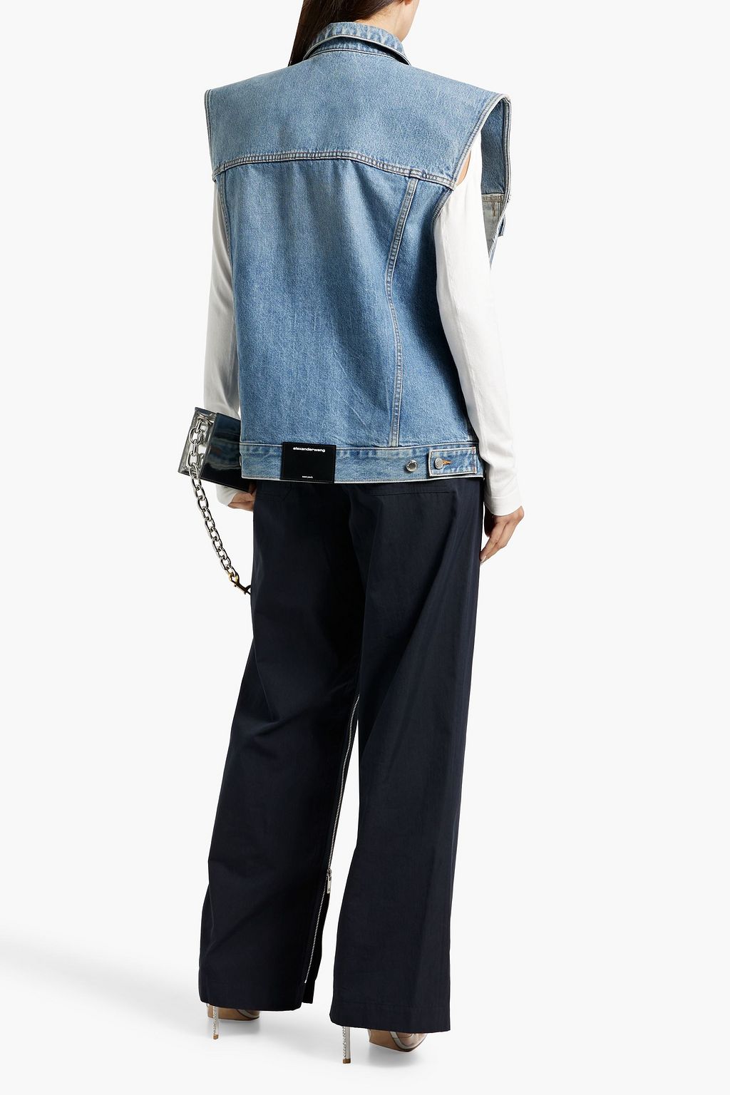ALEXANDER WANG Oversized denim vest