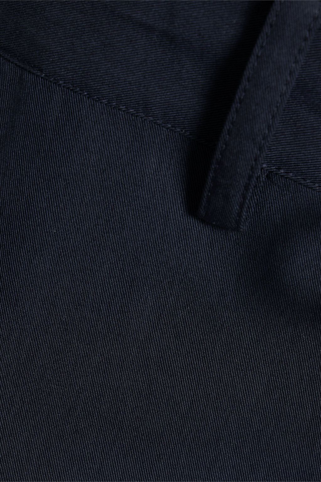 HELMUT LANG Zip-detailed cotton-blend twill wide-leg pants