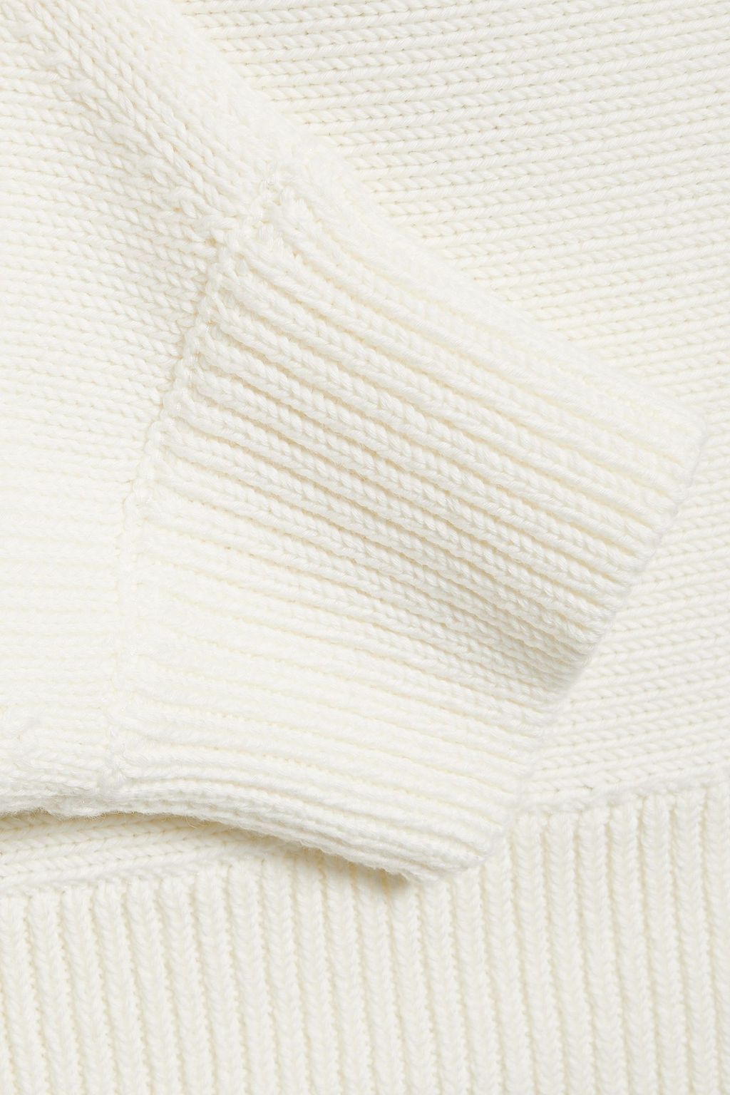 HELMUT LANG Gathered cotton-blend sweater