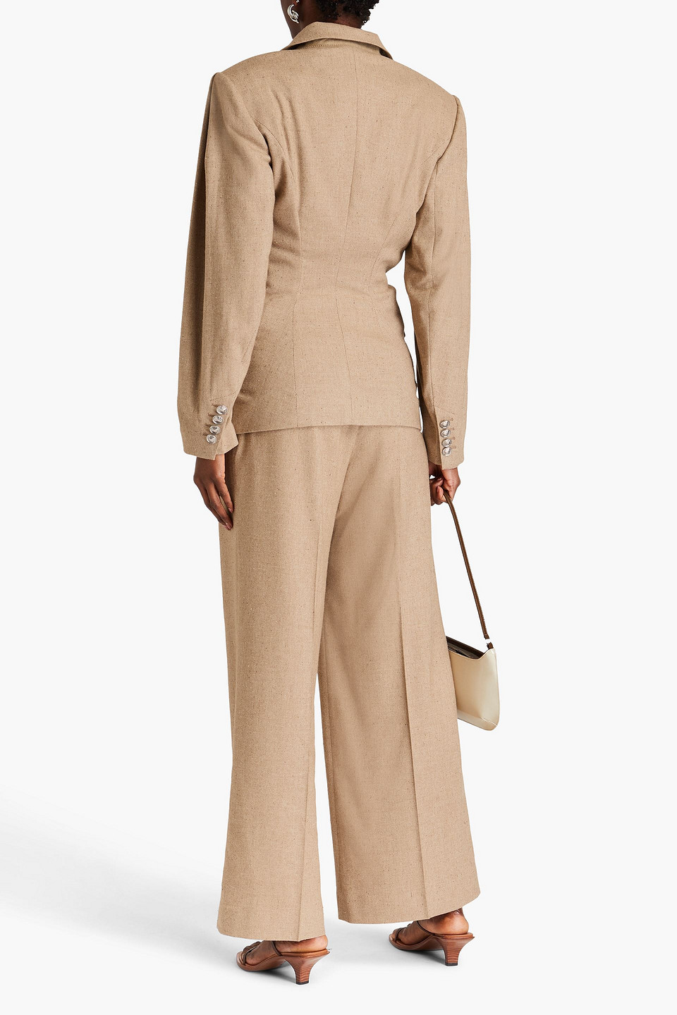  Remain Birger Christensen - Blazer Aus Donegal-tweed - Neutral - De 38 
