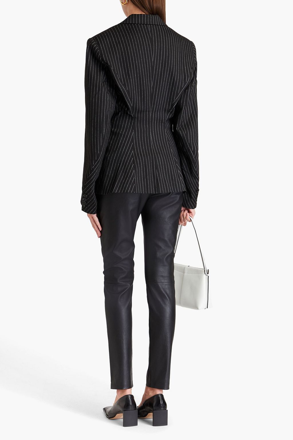REMAIN BIRGER CHRISTENSEN بليزر مصنوع من التويل بتصميم مقلّم