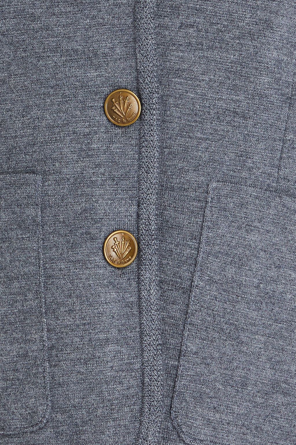 RAG & BONE بليزر "أبيجيل" من مزيج صوف الميرينو