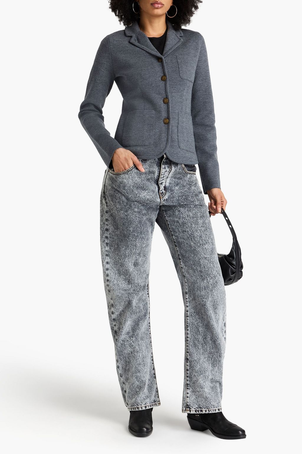 RAG & BONE بليزر "أبيجيل" من مزيج صوف الميرينو