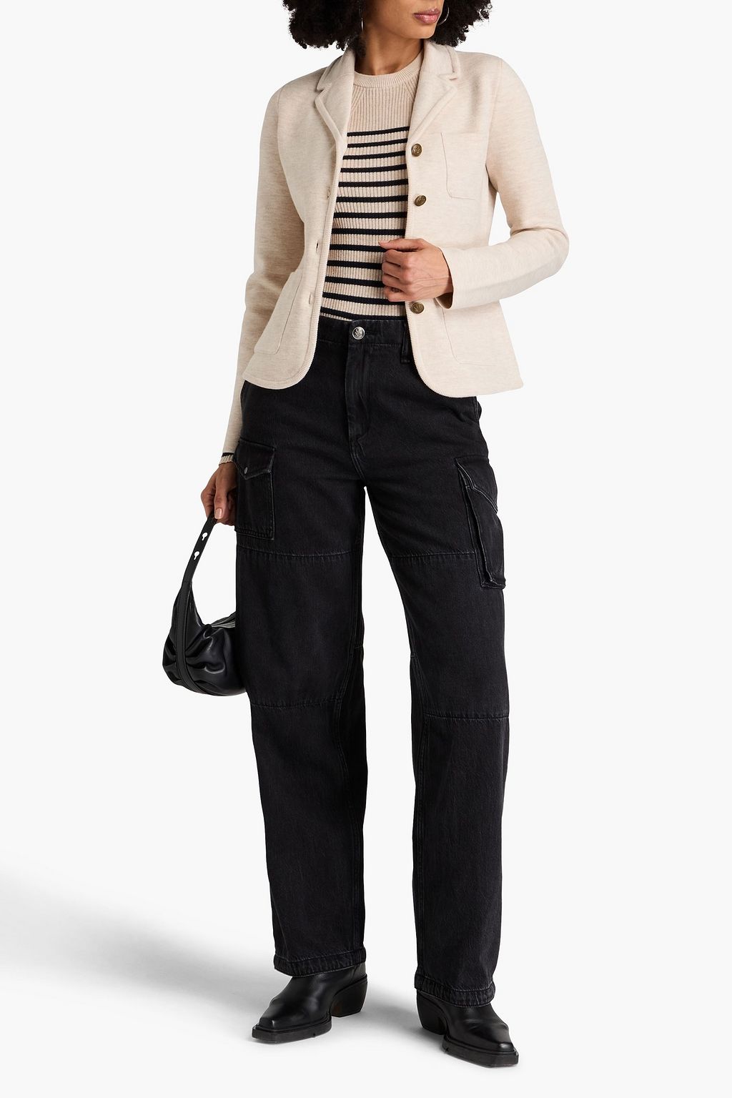 RAG & BONE بليزر "أبيجيل" من مزيج صوف الميرينو