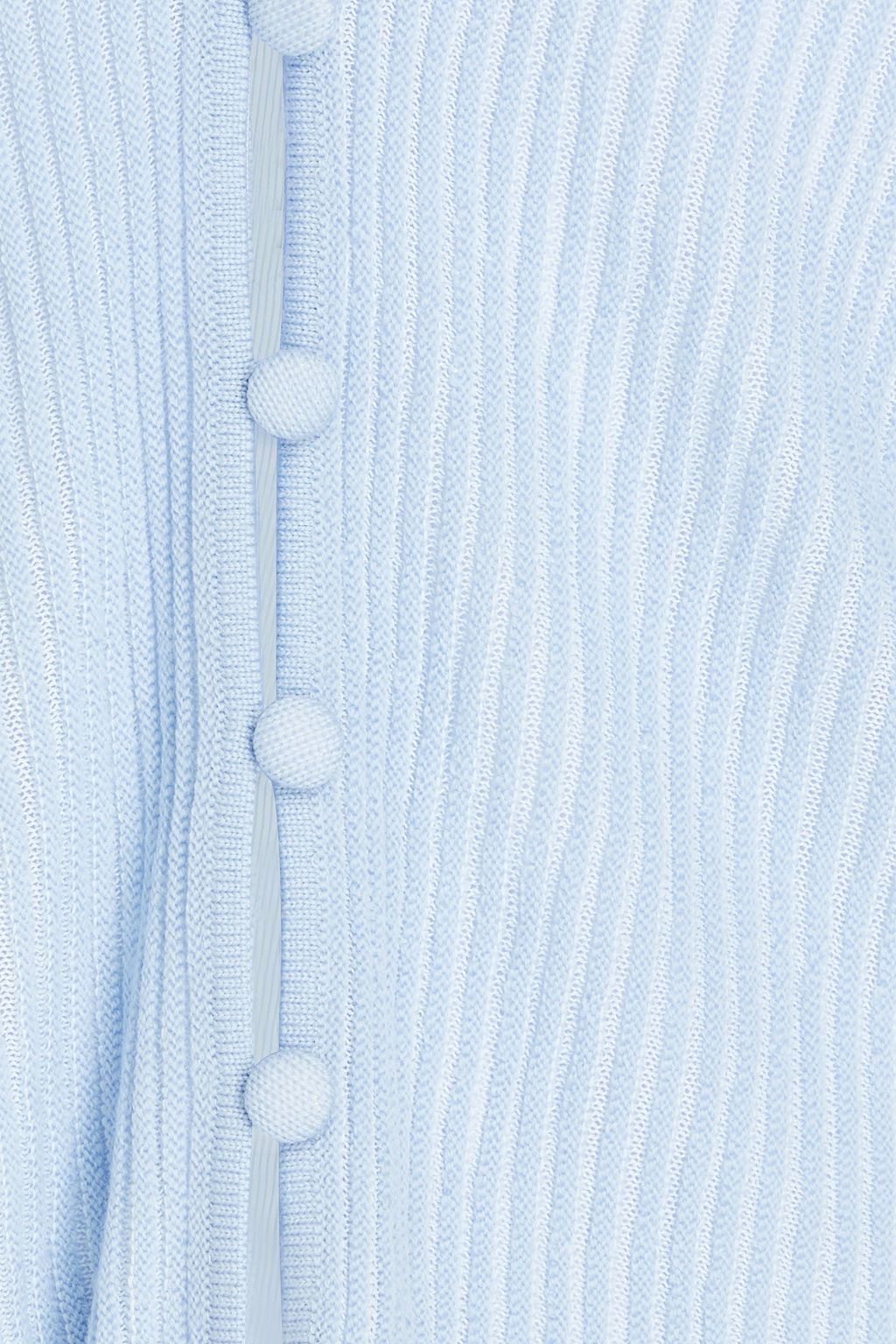 RAG & BONE كارديغان Dorit من مزيج صوف الميرينو بتصميم مضلّع
