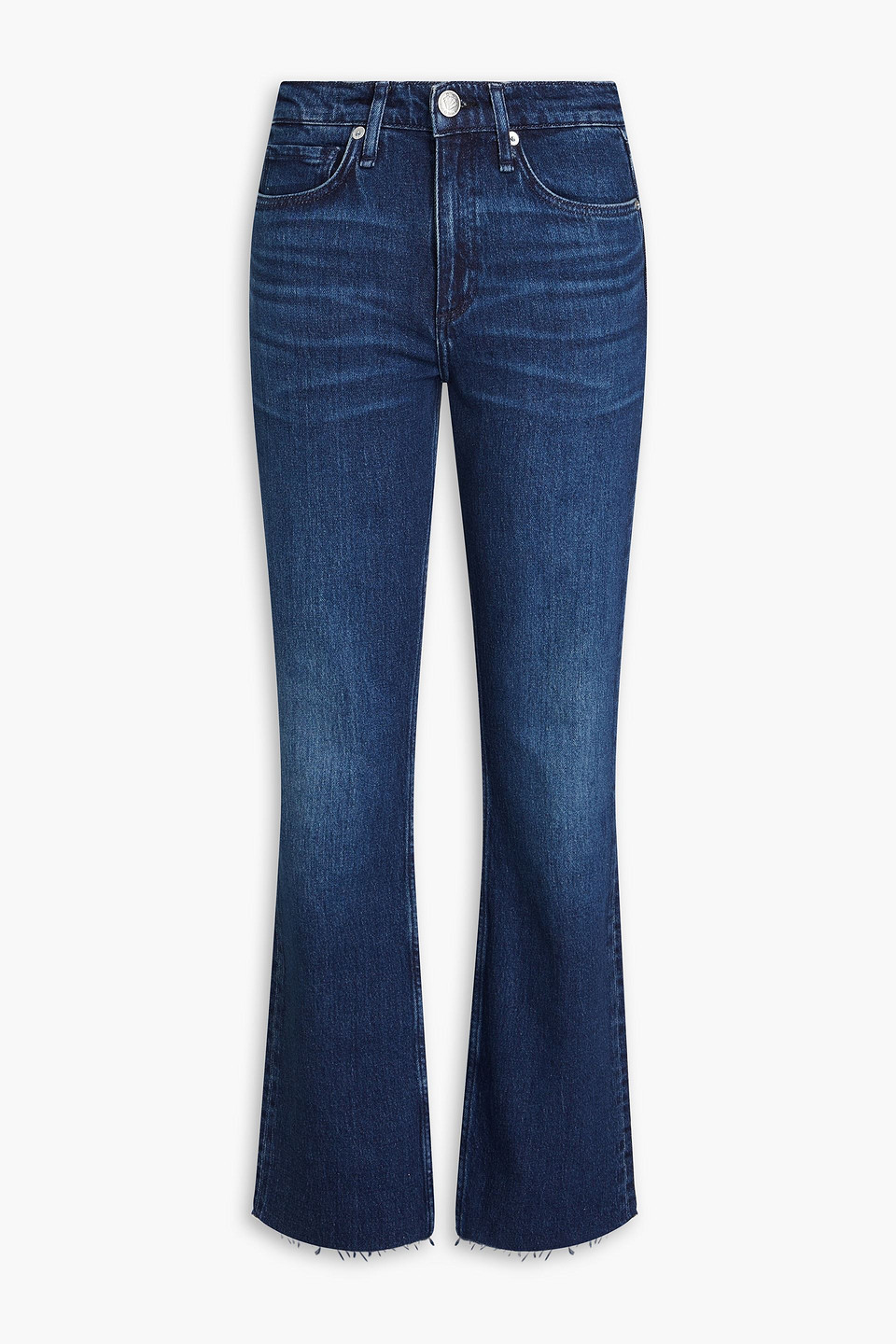 Rag & Bone Peyton Mid-rise Bootcut Jeans In Dark Denim