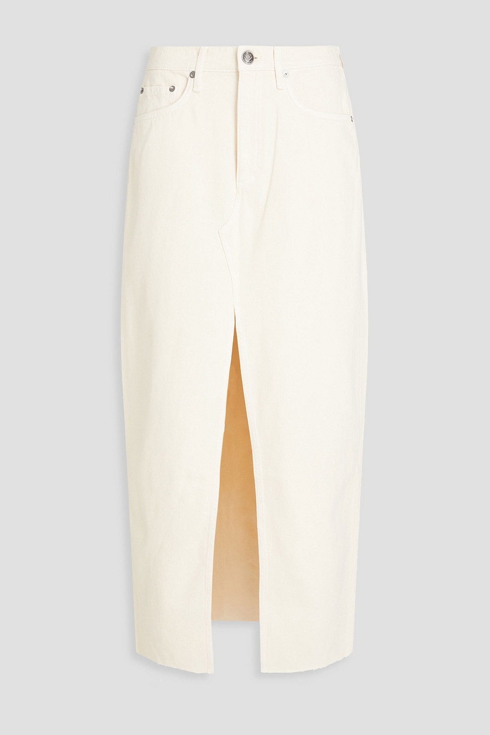 Rag & Bone Avery Maxi Skirt Ecru