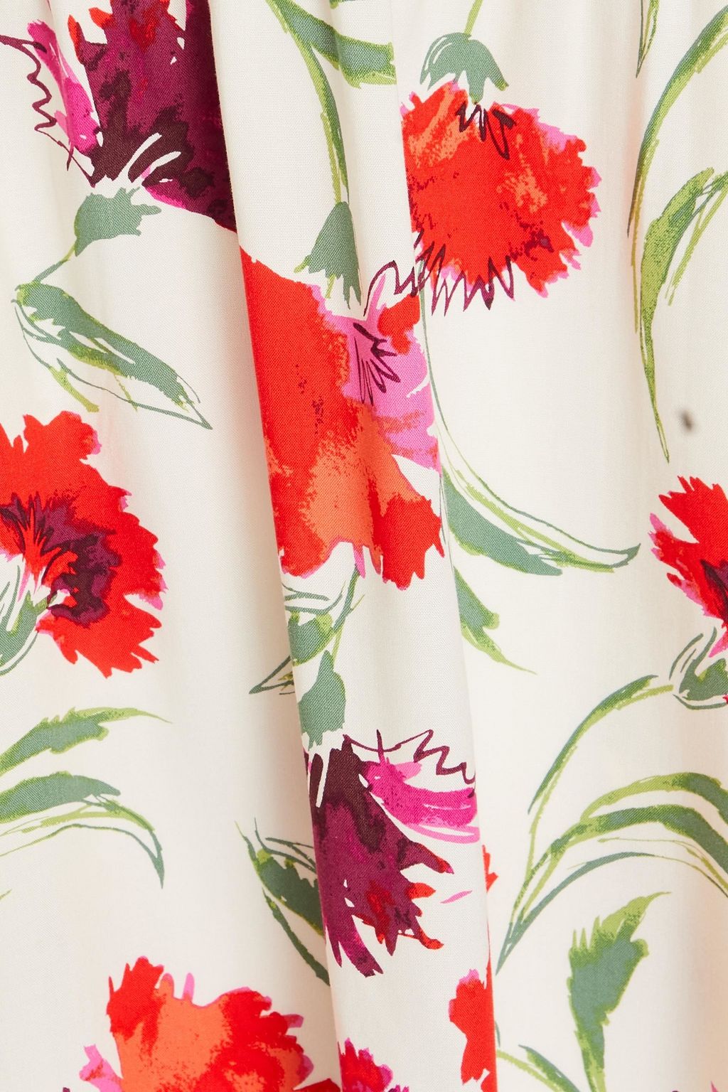 DIANE VON FURSTENBERG Etta floral-print woven maxi dress