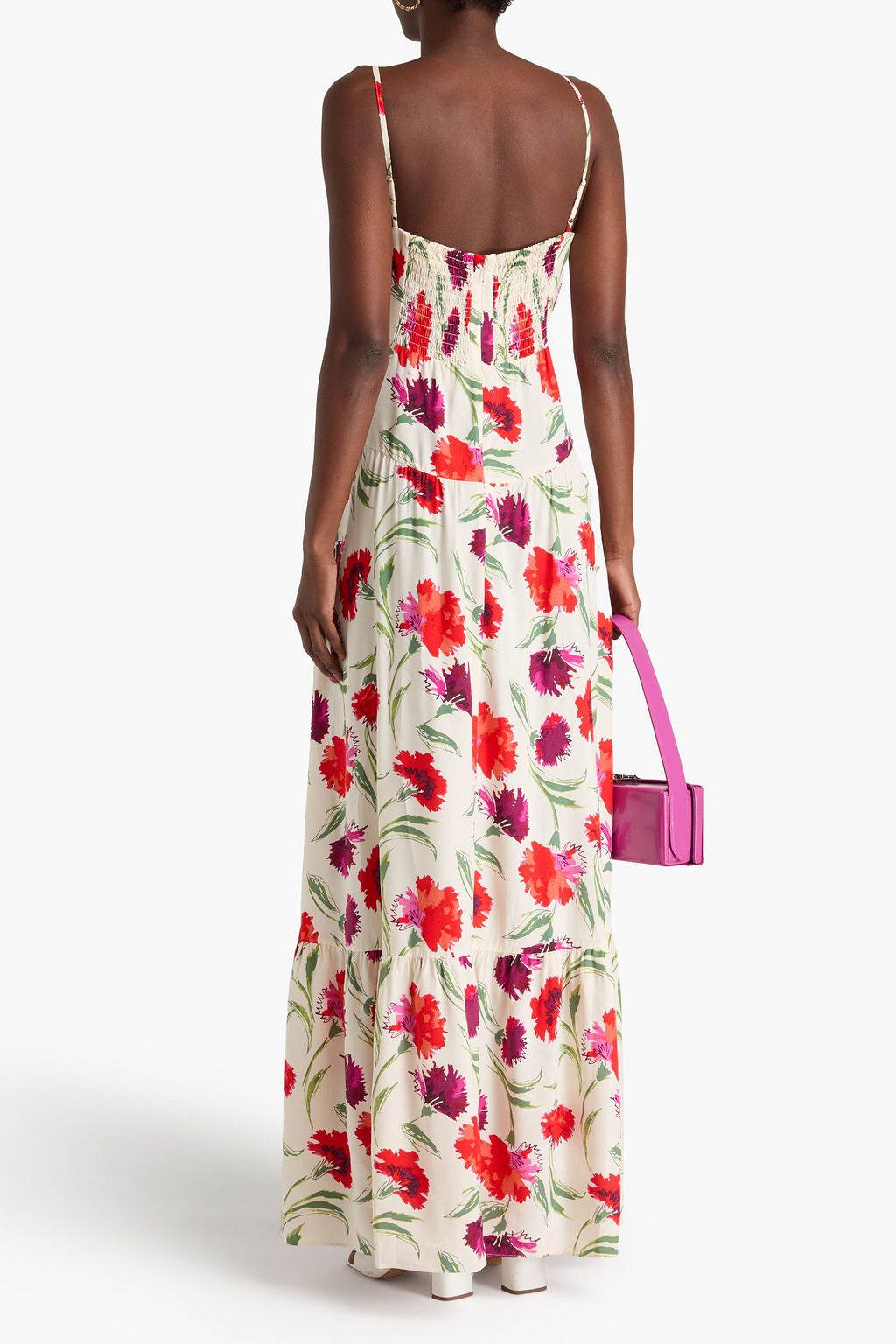 DIANE VON FURSTENBERG Etta floral-print woven maxi dress