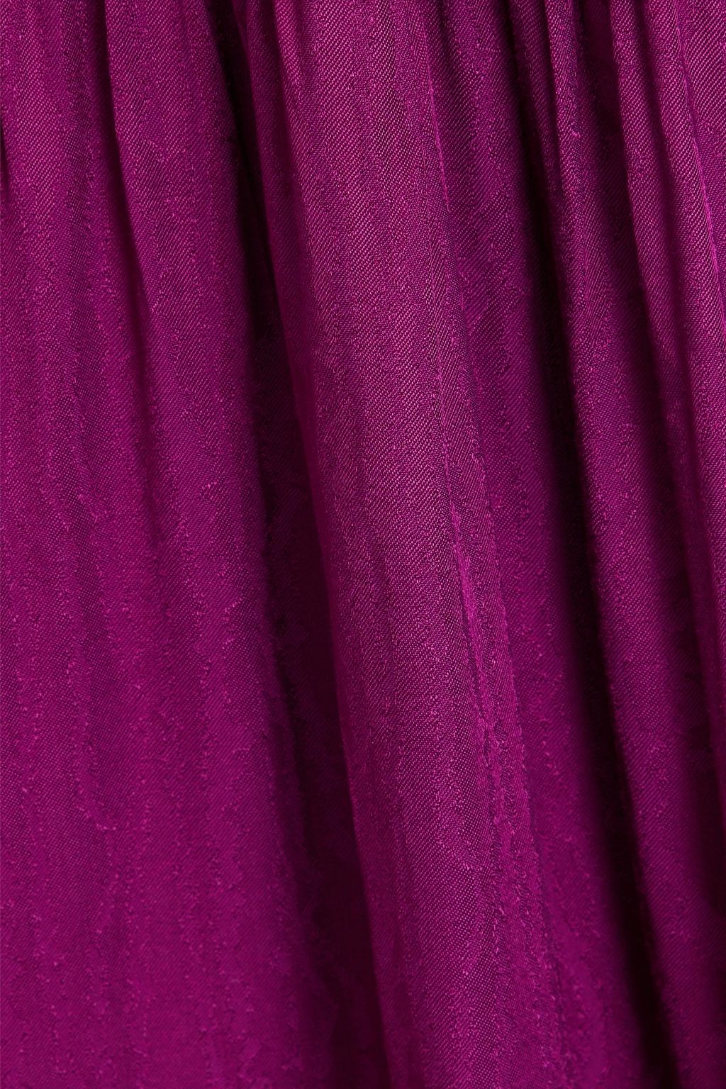 DIANE VON FURSTENBERG Gil tiered satin-jacquard midi dress