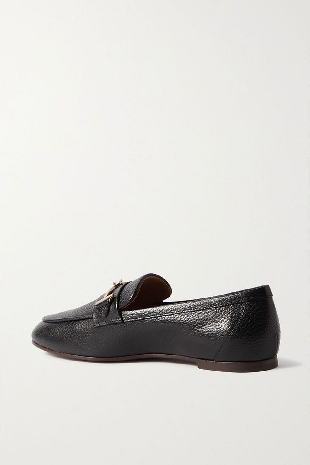TOD'S حذاء لوفر من الجلد النافر مزين بشعار العلامة