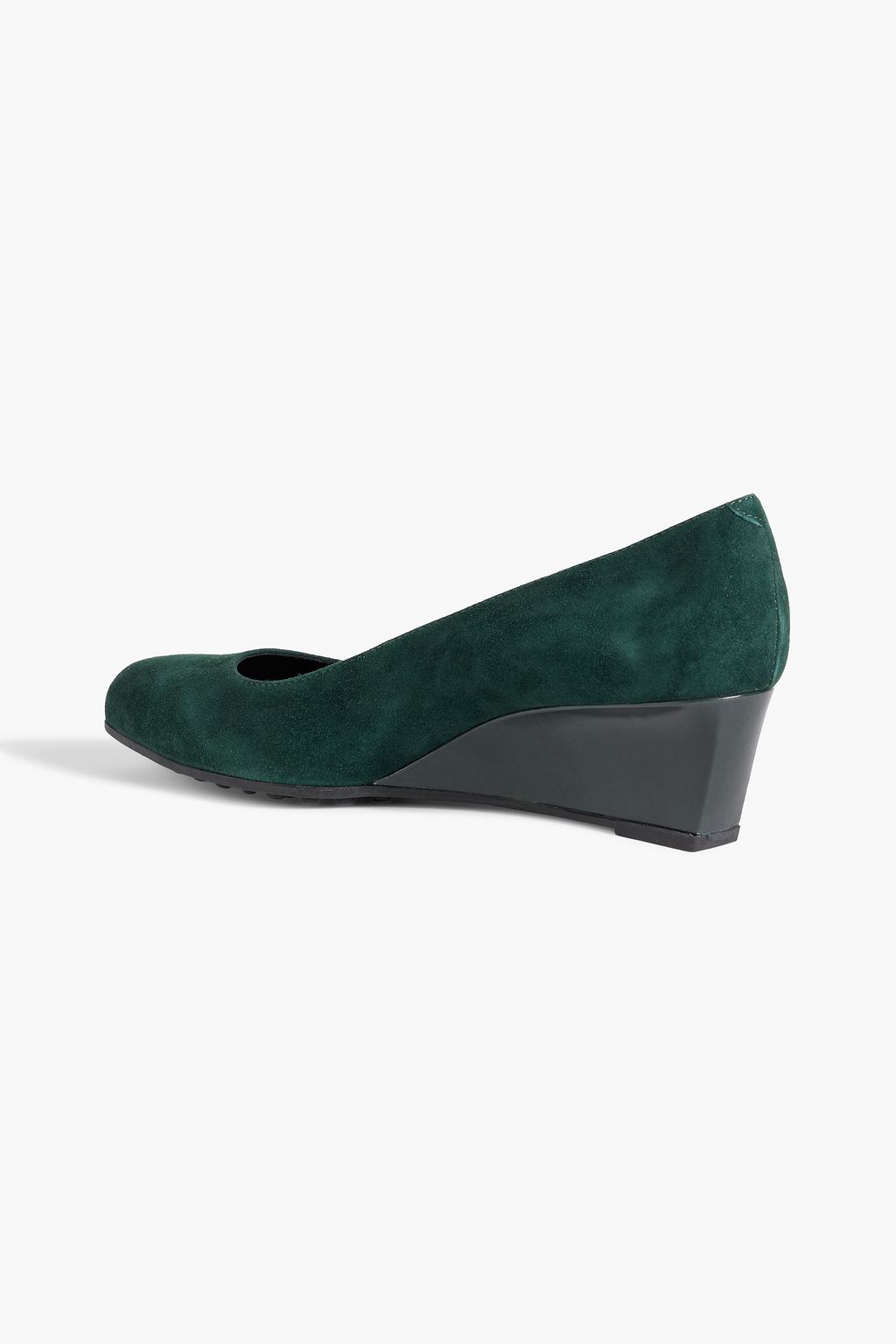 TOD'S Zeppa suede wedge pumps