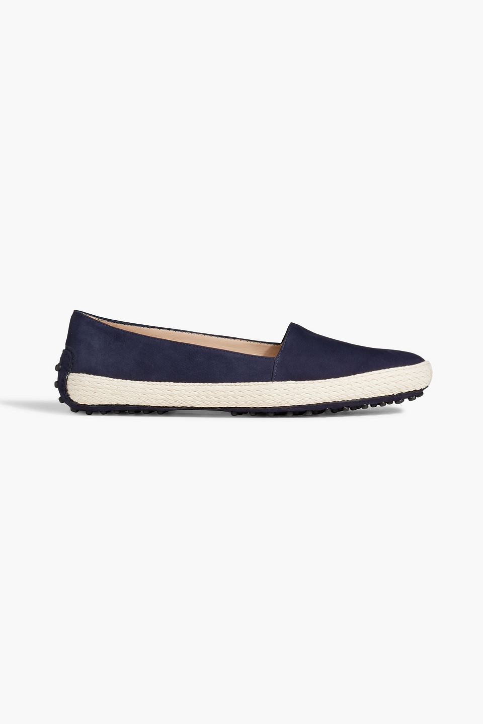 Tod's Suede Loafers In Navy
