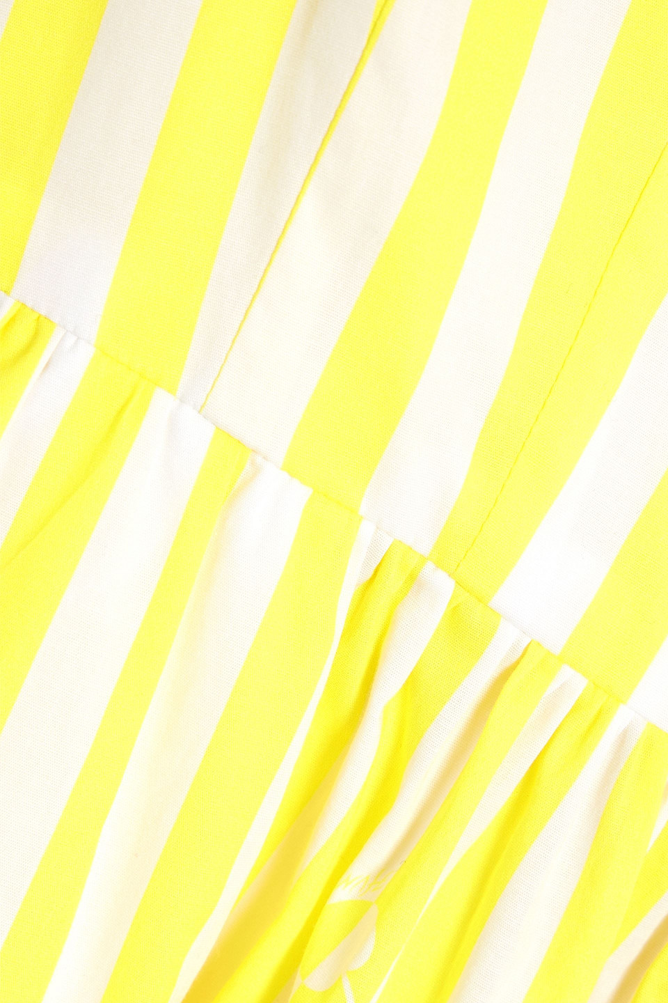 HVN LAURA STRIPED COTTON-POPLIN MIDI DRESS