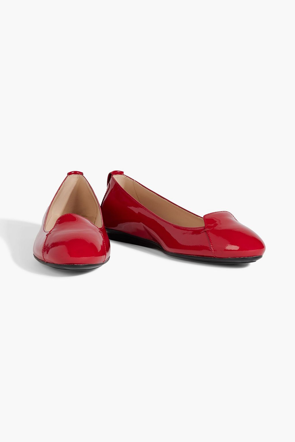 TOD'S Patent-leather ballet flats