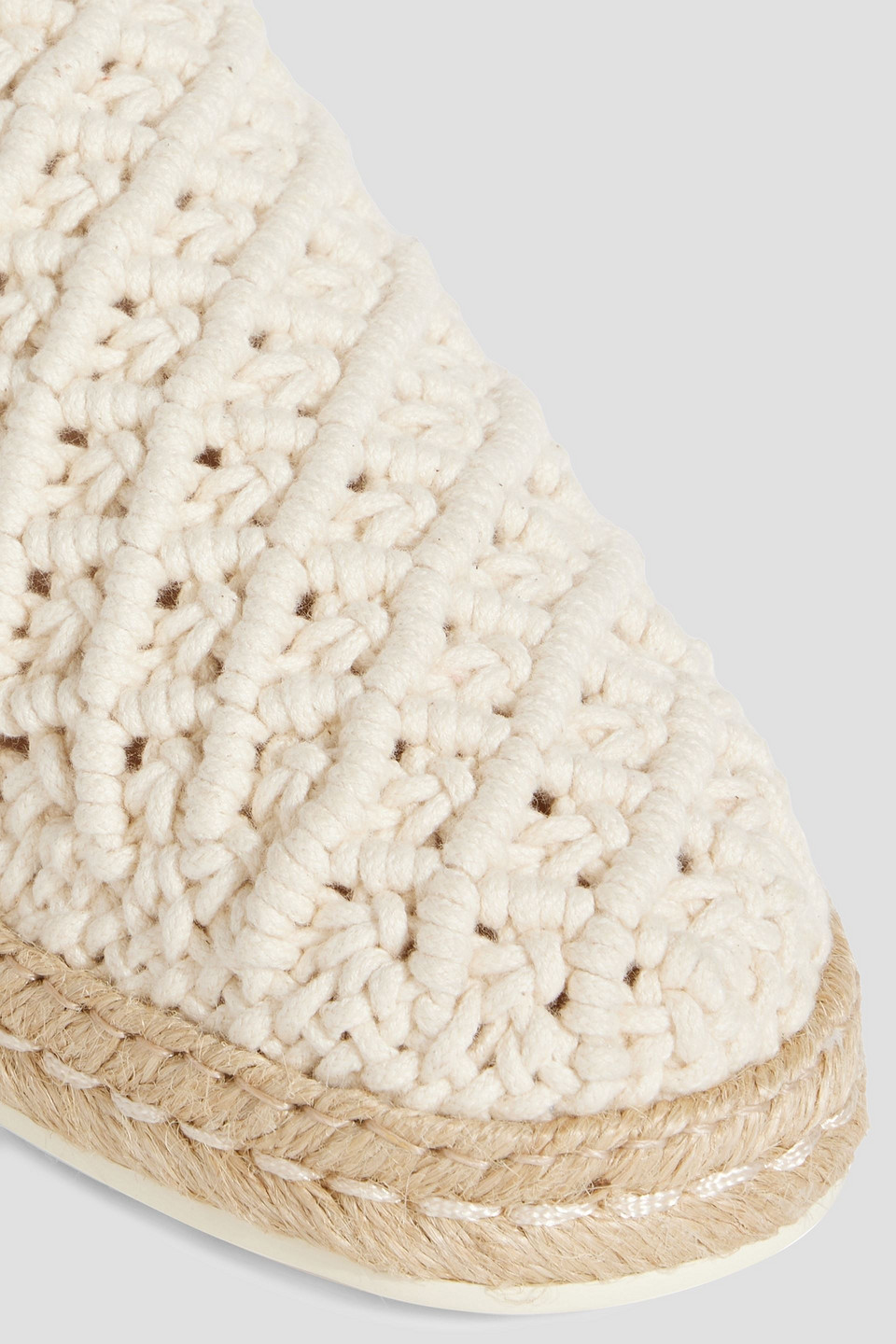 Tod's Crochet And Leather Collapsible-heel Espadrilles