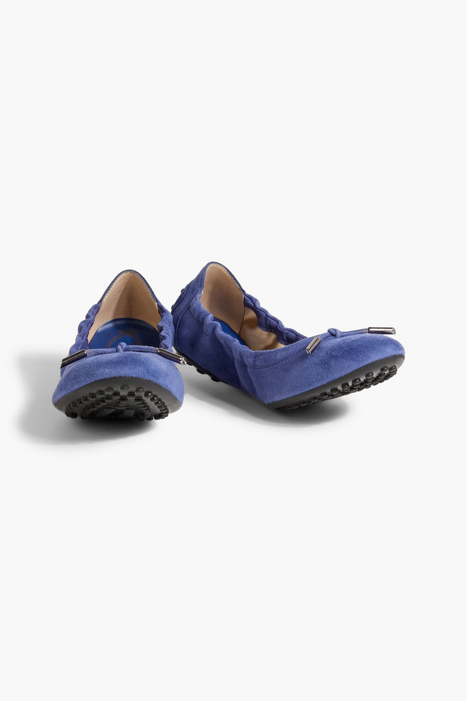 TOD'S SUEDE BALLET FLATS 