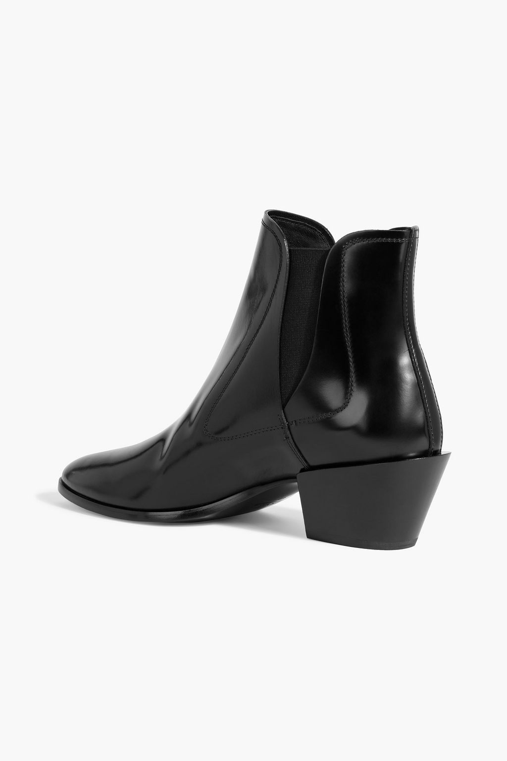 TOD'S Glossed-leather Chelsea  boots
