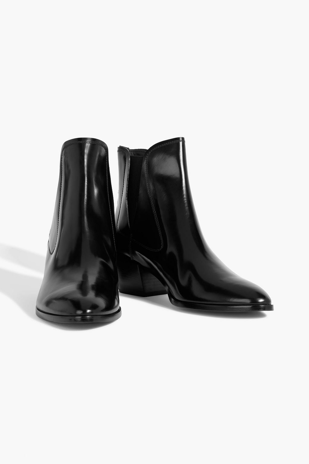 TOD'S Glossed-leather Chelsea  boots