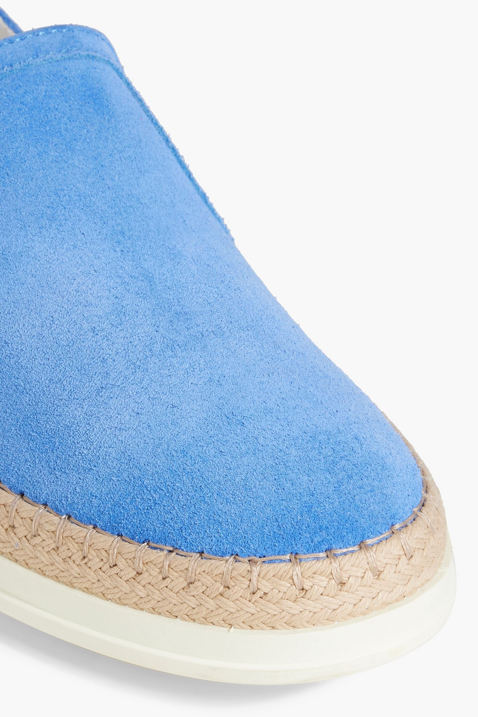 TOD'S SUEDE SLIP-ON SNEAKERS 