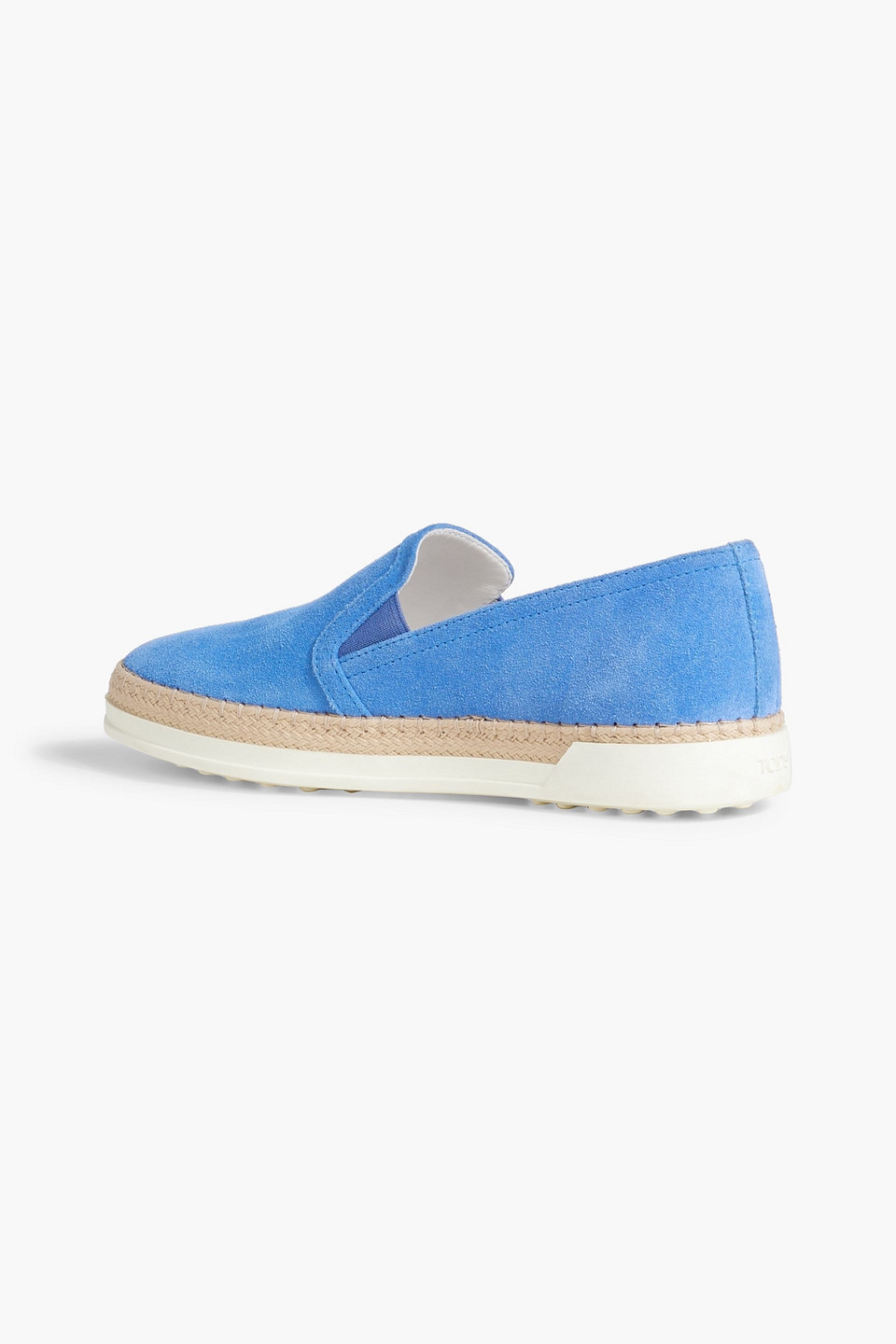 TOD'S SUEDE SLIP-ON SNEAKERS 