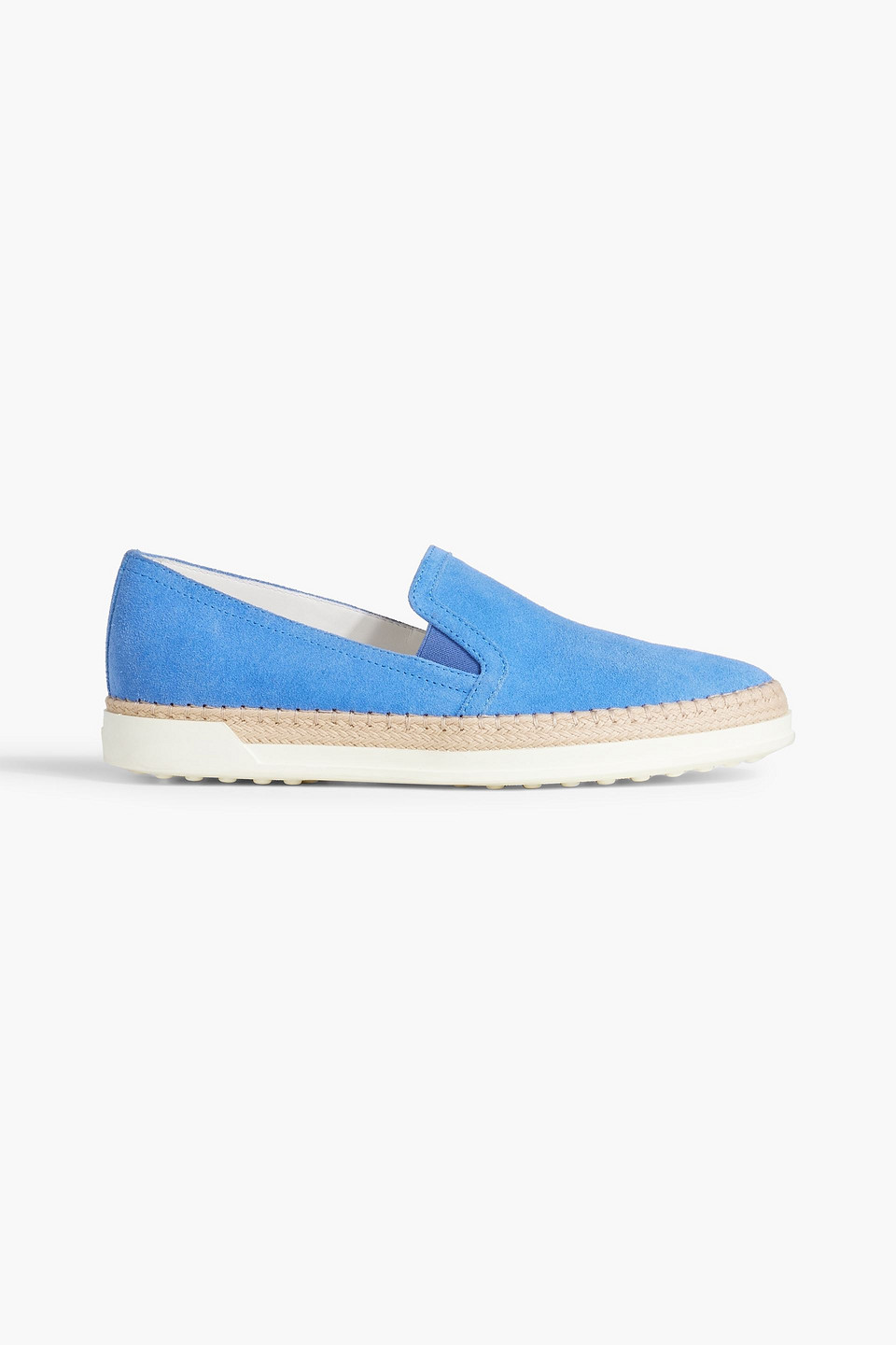 Tod's Suede Sneakers In Azure