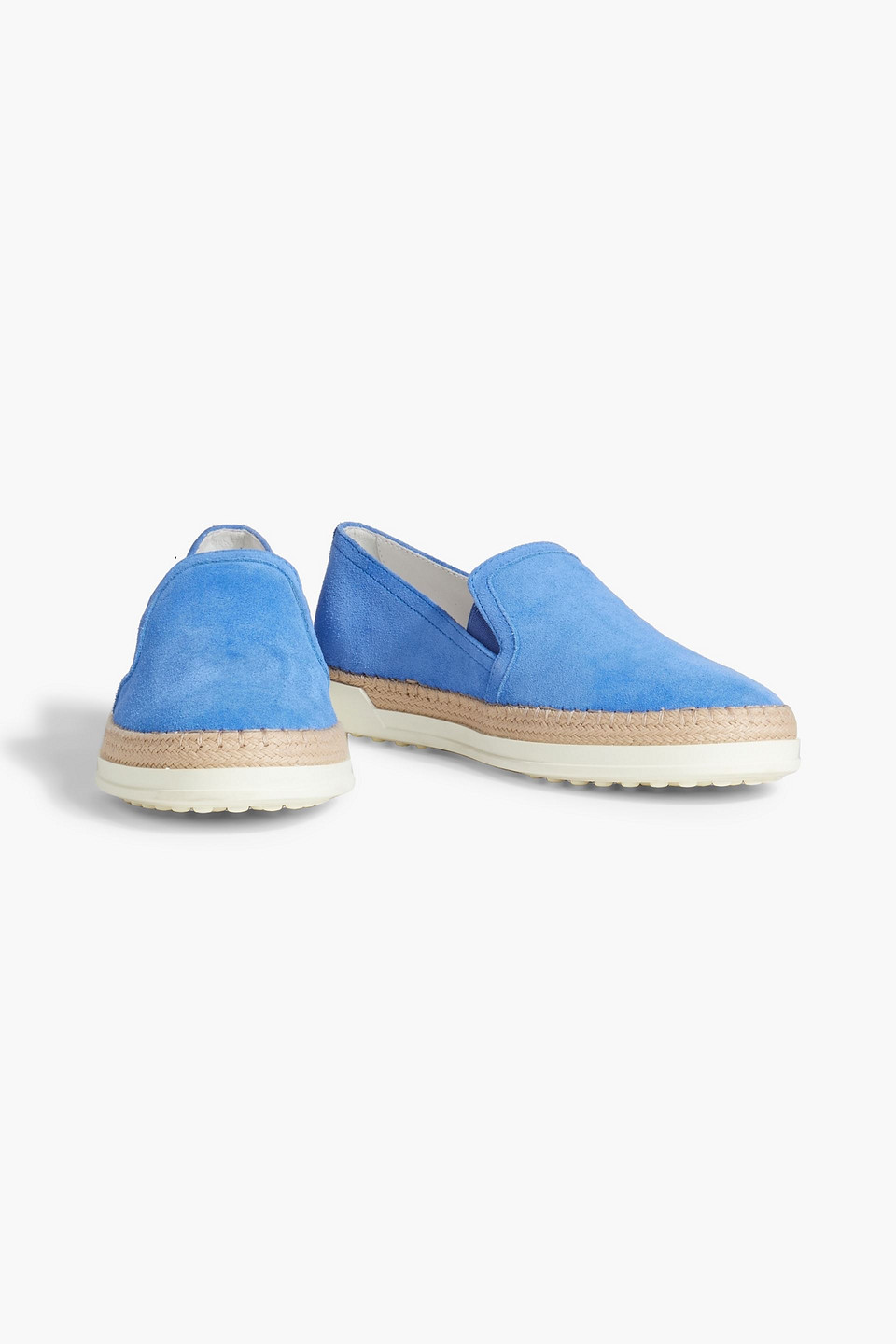 TOD'S SUEDE SLIP-ON SNEAKERS 
