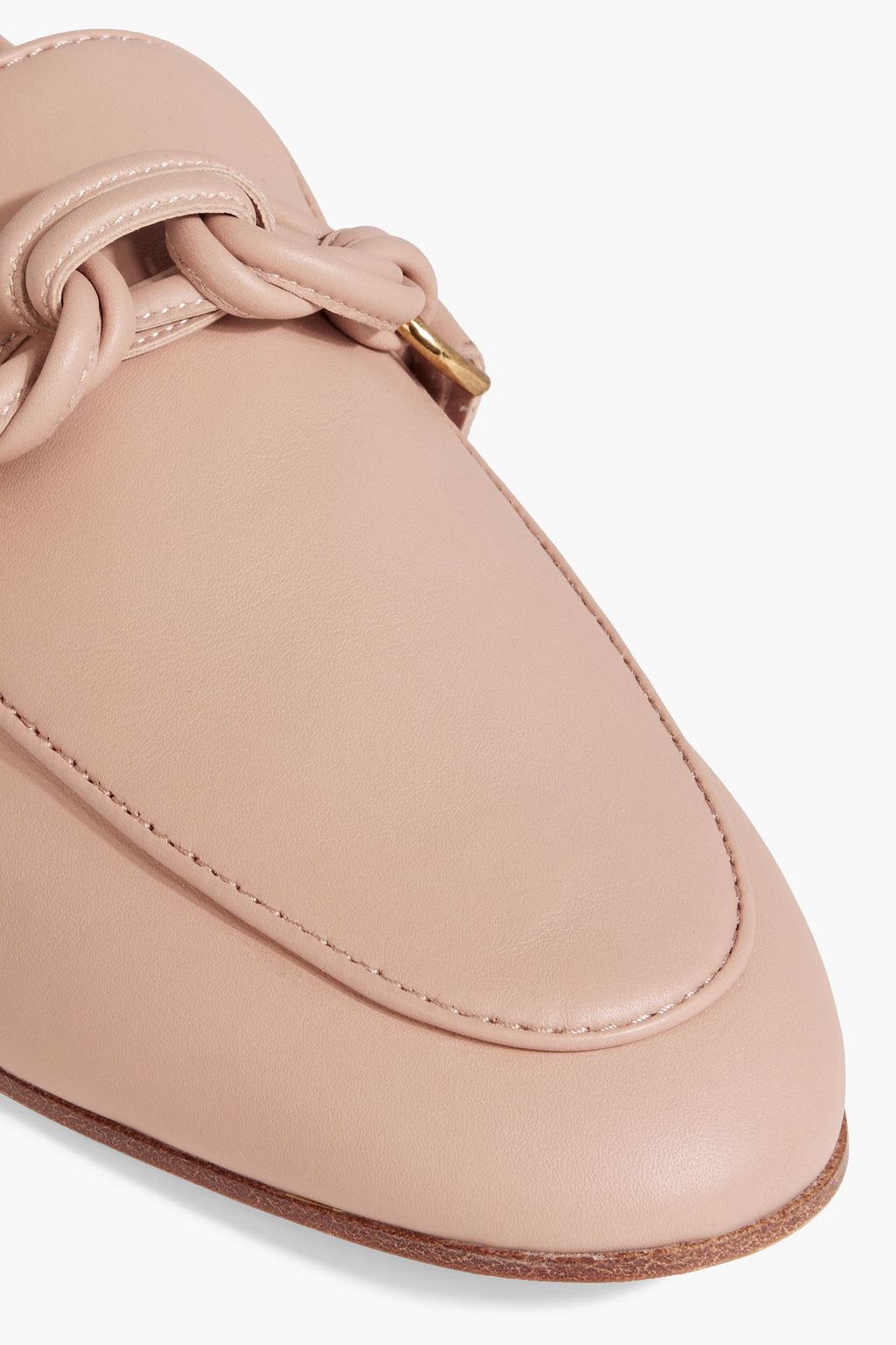 TOD'S Knotted leather loafers