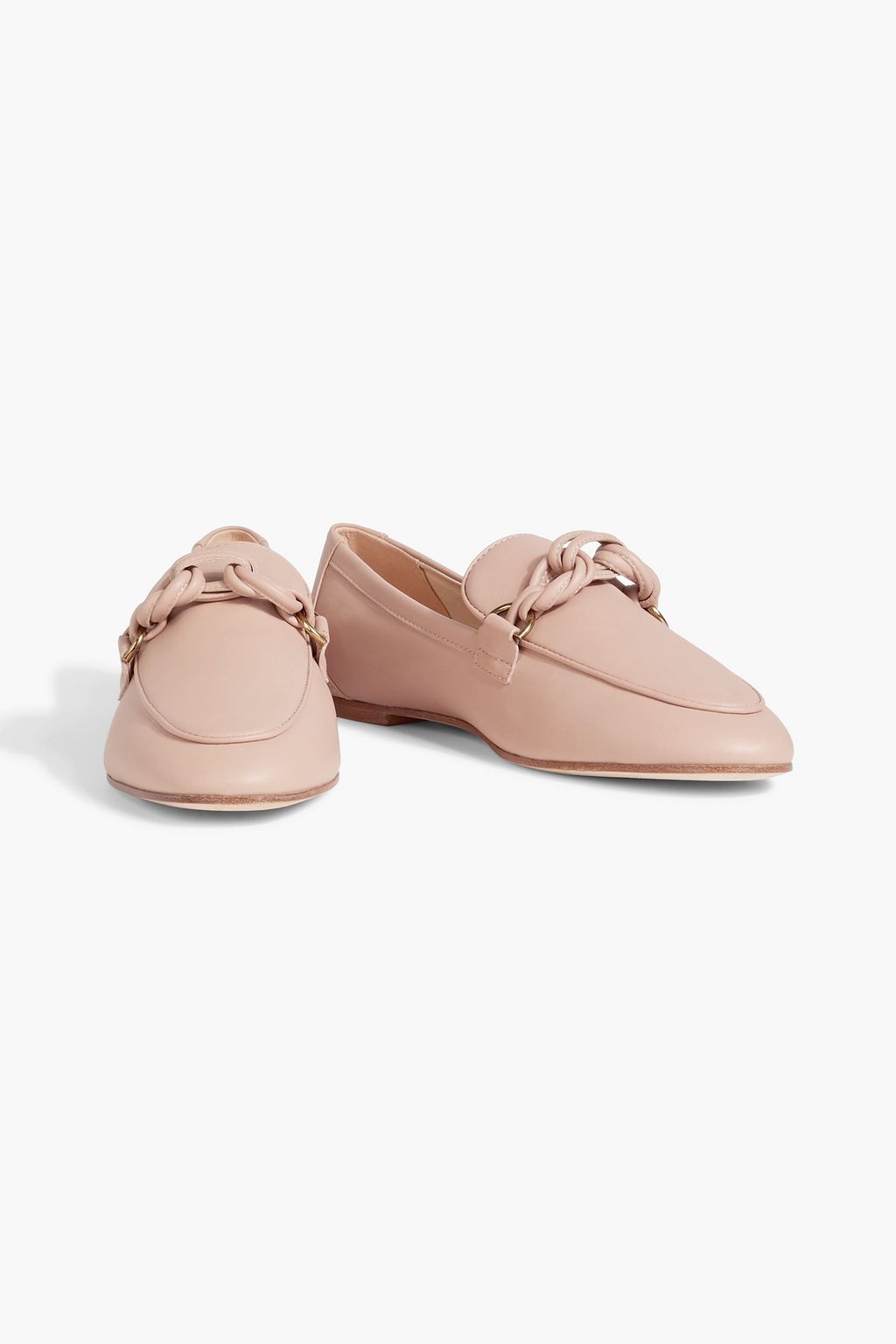 TOD'S Knotted leather loafers