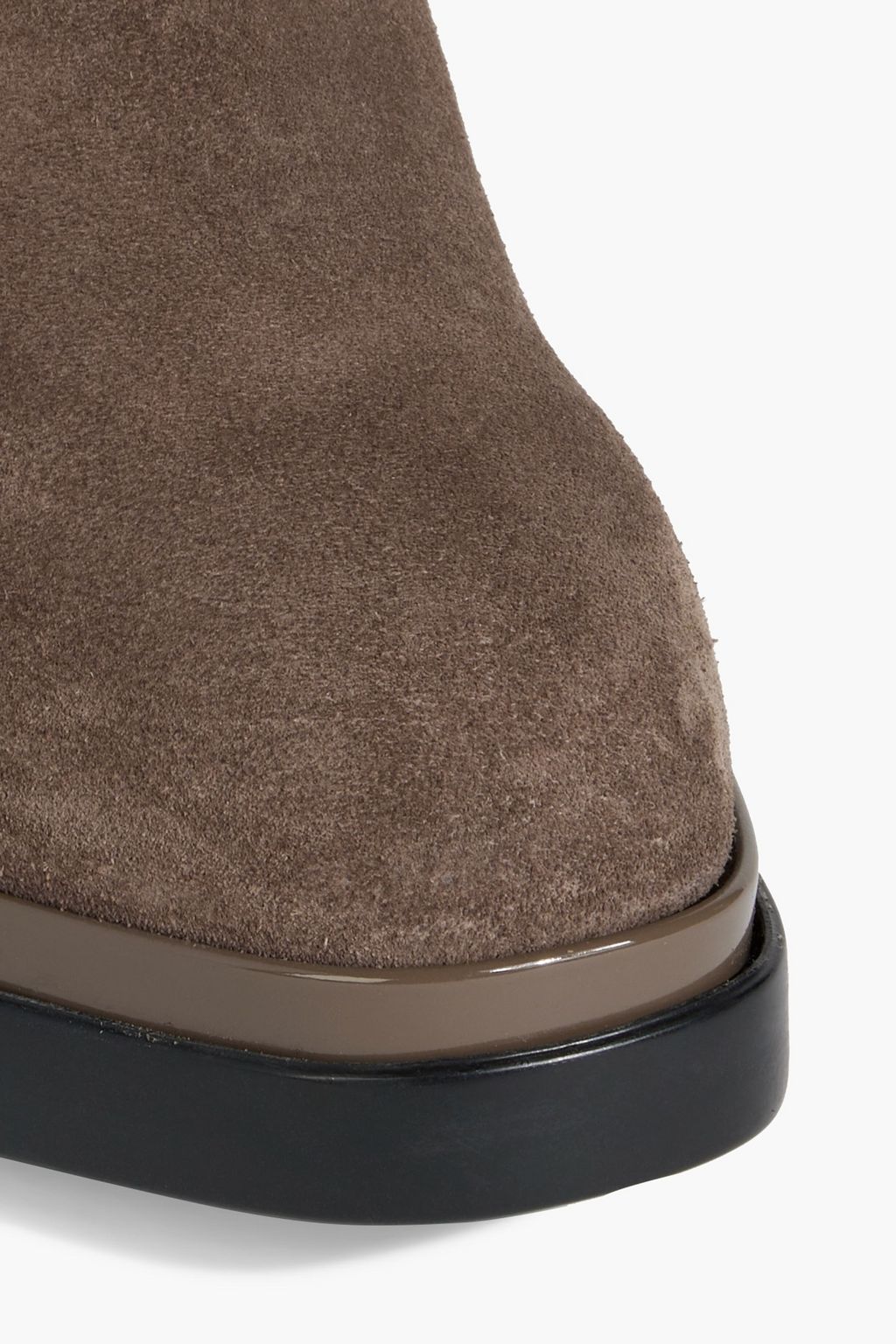 TOD'S Suede platform ankle boots