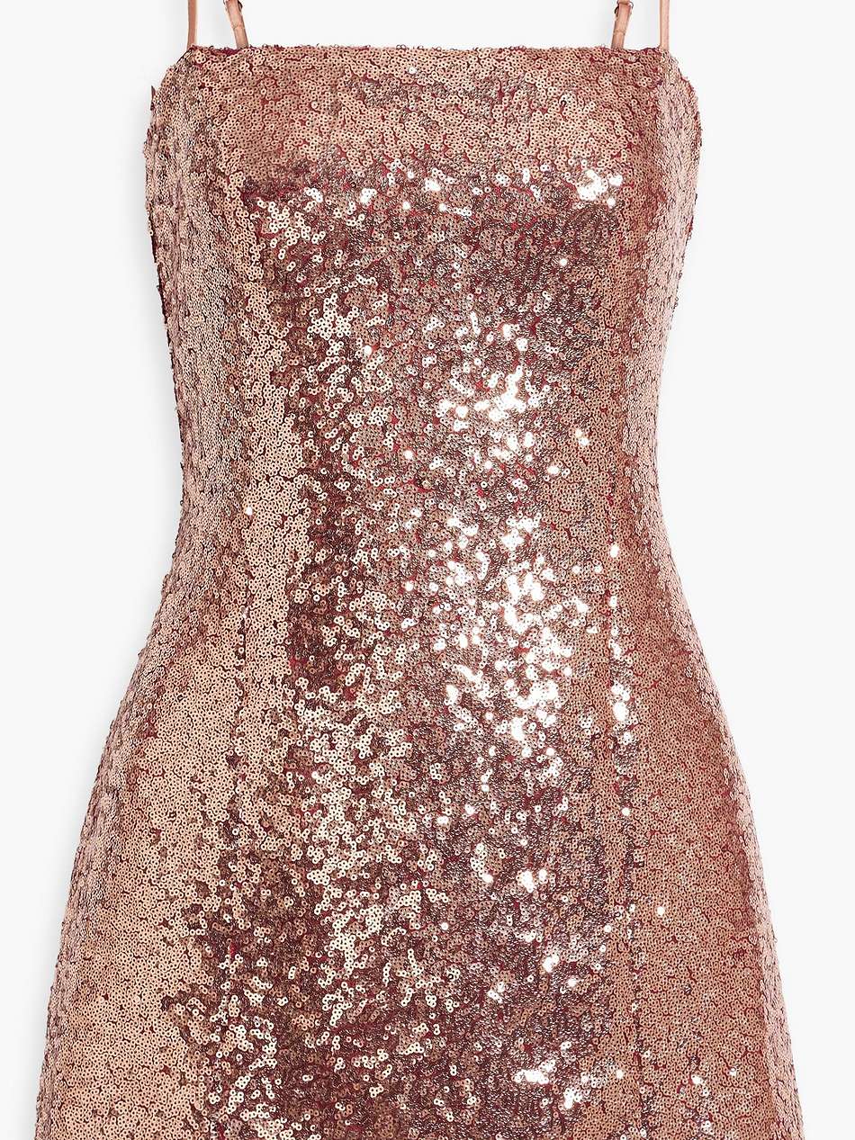 mia sequined tulle mini dress