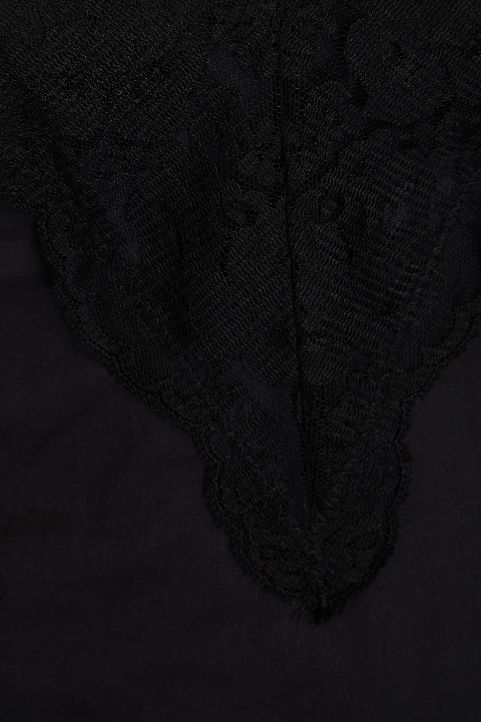 Zimmermann Lace-trimmed Cotton-voile Bodysuit In Black