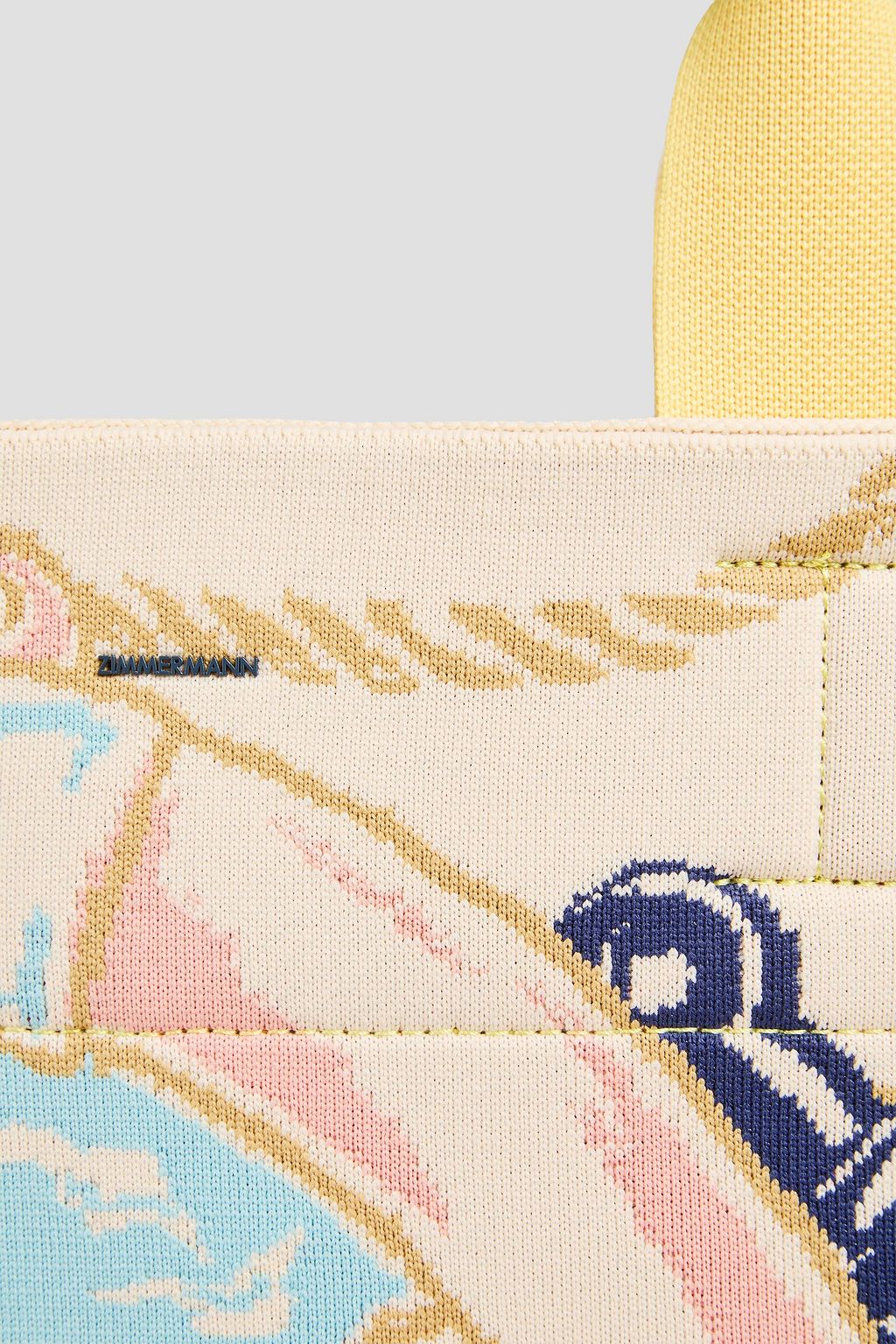 ZIMMERMANN Jacquard-knit tote