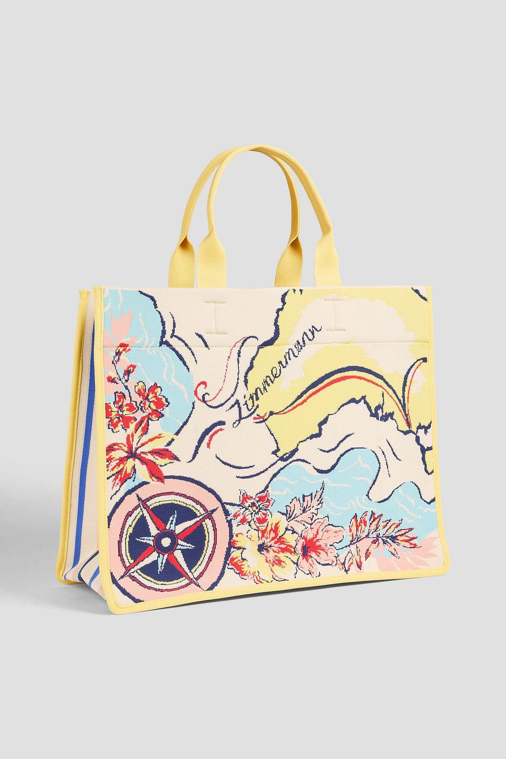 ZIMMERMANN Jacquard-knit tote